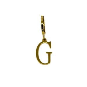Pingente dourado letra G folheado a ouro 18k semijoia Pingente dourado letra G folheado a ouro 18k semijoia