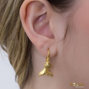 Brinco Argola Intuê banhado a ouro 18k Brinco Argola Intuê banhado a ouro 18k