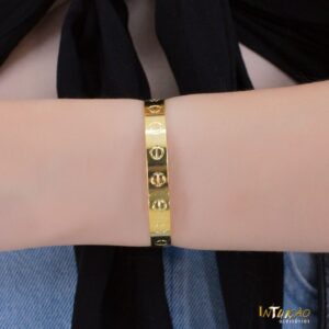 Pulseira bracelete Intuê Inspiração banhado a ouro 18k Pulseira bracelete Intuê Inspiração banhado a ouro 18k