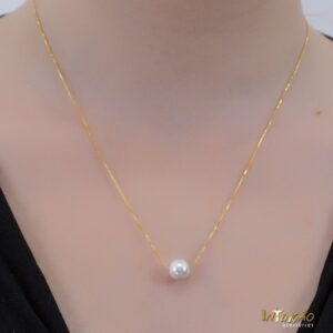 Colar Intuê pérola Shell banhado a ouro 18k Colar Intuê pérola Shell banhado a ouro 18k