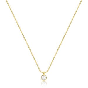 Colar dourado ponto de luz banhado a ouro 18k Colar dourado ponto de luz banhado a ouro 18k